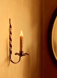 Iron Wall Mounted <b>Candle</b> <b>Holder</b> Taper Shape Home Decoration Durable - Product Image 5