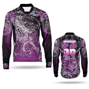 Custom Sublimation <b>Paintball</b> Jersey Breathable Mesh Fabric Long Sleeve Quick Dry Apparel - Product Image 2