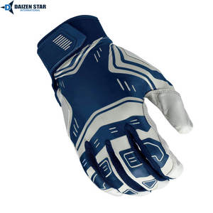 Gants de frappeur de baseball en cuir/cuir synthétique, couleur personnalisable, taille ajustable, fermeture auto-agrippante, légers, confortables, haute qualité - Product Image 3