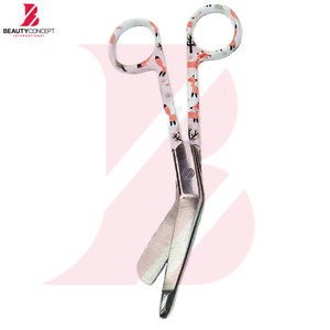 Tijeras para vendajes de uso diario con punta de seguridad de diseño moderno, para un agarre cómodo, ideales para clínicas, botiquines de primeros auxilios y uso de emergencia - Product Image 6