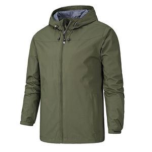 Chaqueta Cortavientos Deportiva Unisex de Camuflaje, Impermeable, Transpirable, Ligera, con Capucha, para Senderismo, Trekking y Viajes - Product Image 1