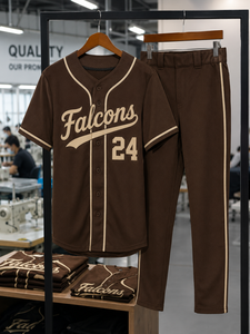 Uniforme de Béisbol Personalizado OEM, Camiseta y Pantalones Deportivos Transpirables para Hombres, Jóvenes, Equipos Escolares, Clubes y Torneos - Product Image 5