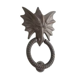 Aldaba de Puerta de Hierro hecho a mano, acabado personalizado para villas y puertas de oficina, aldaba de puerta decorativa duradera con estilo - Product Image 1