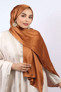 Custom Hijab Scarf Fashion Satin Plain <b>Silk</b> Feel <b>Head</b> <b>Wrap</b> Shawl OEM ODM Customized Textile Manufacturer India - Product Image 5