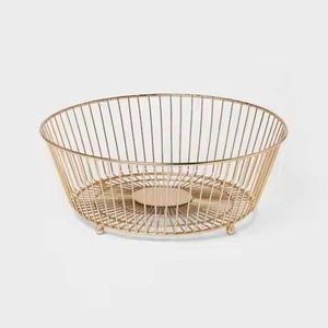Panier de rangement en fil métallique, design moderne, multi-usages, pour organiser la table, panier à fruits - Product Image 5