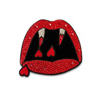 Insignia Bordada con Monograma de Oro y Cuentas en Forma de Escudo para Uniformes y Ropa de Moda Personalizados