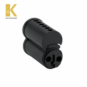 Cerradura de Cilindro de Latón con Inspección Completa de Fábrica, Acabado Negro Mate, 6 Pines, Ranura en R, SFIC, para Seguridad de Puertas Residenciales - Product Image 6