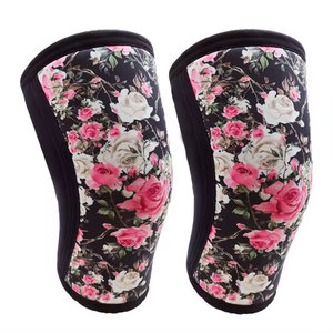 Genouillère en néoprène à fermeture par tirette, respirante, protection pour toutes les saisons, universelle, unisexe, grise avec bordure noire - Product Image 6