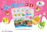 Bonbons colorés en gelée de fruits Mochi 3D saveur aigre-douce pour dessert d'été pour enfants fabriqués au Viet Nam