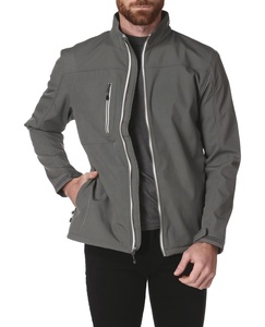 Customized Men's Zipper Soft Shell Windbreaker Classic Sportswear <b>Plus</b> <b>Size</b> <b>Jacket</b> Breathable Waterproof Windproof Printed - Product Image 2