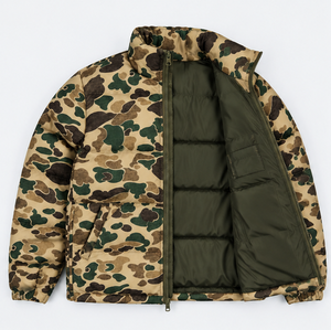 Custom Duck <b>Camo</b> Puffer <b>Jacket</b> – <b>Men</b>’s Insulated Hunting <b>Jacket</b>, Outdoor Winter <b>Camo</b> Coat - Product Image 4