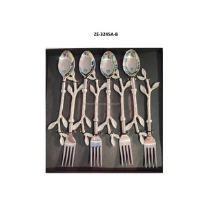 <b>Gold</b>-Plated Stainless Steel Cutlery Set with Sleek Design Premium Rose <b>Gold</b> Flatware Set with coffee <b>mug</b> Look Stainless Steel - Product Image 2