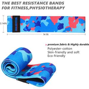 OEM Custom Design Print Fabric Resistance <b>Bands</b> Non-Slip Latex Hip Workout Booty <b>Bands</b> Wholesale Set for Legs Butt <b>Exercise</b> - Product Image 2