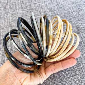 Nouveau bracelet en corne de buffle de qualité supérieure, bracelet manchette en agate et corne de buffle pour femme, offre spéciale - Product Image 4