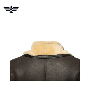 Veste de moto slim en cuir PU noir pour homme, doublure en fausse fourrure, col rabattable, fermeture éclair, respirante, coupe-vent, manteau décontracté d'hiver - Product Image 3