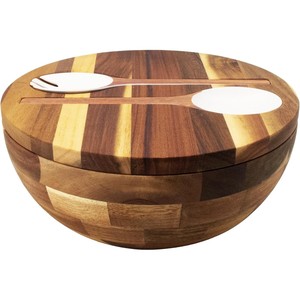 Bandeja Rectangular Baja para Servir Tapas de Madera de Acacia |   Tazón de Madera para Instalación en Mesa de Calidad de Restaurante, Venta al por Mayor - Product Image 2
