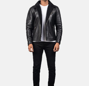 Chaqueta de cuero de diseño de moda para hombre, nueva llegada, chaqueta de cuero PU para hombre, chaqueta de cuero vacuno de primera calidad - Product Image 4