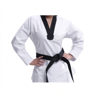 Uniforme de Taekwondo Personalizado para Hombre, Transpirable, de Spandex y Poliéster, para Entrenamiento y Competencia de Artes Marciales, para Adultos - Product Image 3