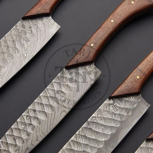 Handmade Damascus Luxury Chef <b>Knife</b> with Razor <b>Sharp</b> Blade Wood Handle 3-Year Warranty Customizable Length-TARJ ENTERPRISES - Product Image 4