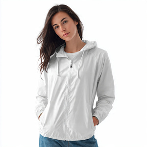 เสื้อแจ็คเก็ตกันลมมีฮู้ดสำหรับผู้หญิง เสื้อกันฝนสำหรับตั้งแคมป์ เดินป่า เสื้อกันฝนกันน้ำสำหรับผู้หญิง - Product Image 3