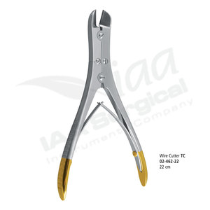 Cortador de Alambre TC, Instrumento Quirúrgico Ortopédico de 22 cm, Mandíbula de Precisión de Acero Inoxidable Manual, Clase I, Certificado CE - Product Image 1