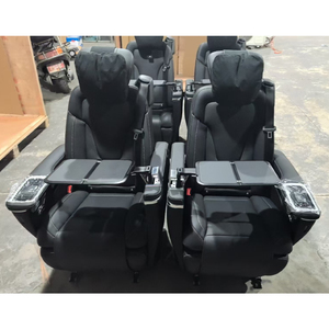 Asientos de Cuero Modificados de Lujo para <span class=keywords><strong>Mercedes</strong></span> <span class=keywords><strong>Sprinter</strong></span> <span class=keywords><strong>Vito</strong></span> Clase V W447 con Mesa Oculta, Interior Original V250 V300, Asientos Traseros - Product Image 1