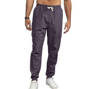 Pantalones Cargo para hombre de primera categoría, lona transpirable, informal, multibolsillo, diseño recto, colores atractivos para uso táctico al aire libre - Product Image 1