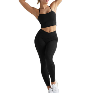 Gym Fitness Wear Women's Full Length Breathable Seamless Mid Waist <b>Thin</b> Yoga Leggings Multi Colors Polyester Women Leggings - Product Image 5