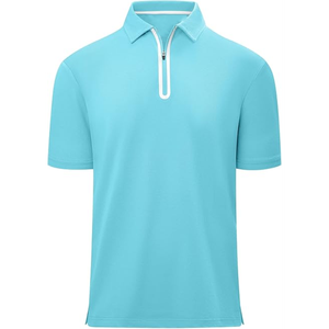 T-shirt décontracté à manches courtes pour homme, tricoté, uni, respirant, anti-humidité, haute qualité, personnalisable avec logo, 100% coton, à prix réduit - Product Image 1