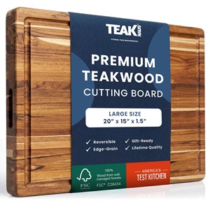 Tablas de cortar y picar de madera de teca, OEM, personalizadas, al por mayor |   Aqdus Saleem India - Product Image 2