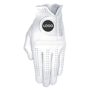 Guantes de golf de cuero genuino, diseño personalizado, los más vendidos, para entrenamiento y deportes al aire libre. - Product Image 1