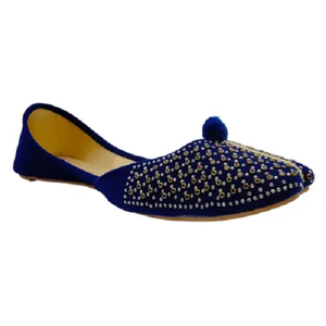 Oferta Especial: Khussas de Mujer a Precio Económico, Hechas a Mano, de Alta Calidad, Antideslizantes, de Cuero Genuino Estampado, al por Mayor - Product Image 3