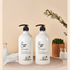 Soin des cheveux et du cuir chevelu, crème coréenne K-Beauty, traitement aux protéines de lait, parfum musc blanc, 1100 ml, fabriqué en Corée - Product Image 3