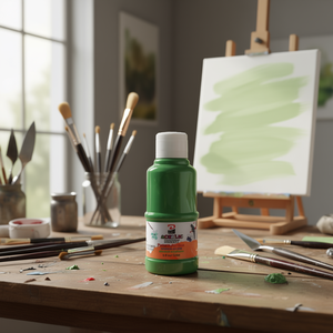 Pinturas Acrílicas Verde Claro de Primera Calidad, Pintura Acrílica Transparente - Product Image 2