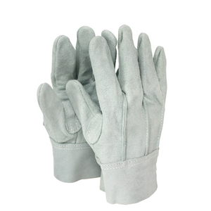 Guantes de Trabajo de Cuero Vacuno de Alta Calidad para Hombre y Mujer, Guantes de Soldadura Seguros - Product Image 1