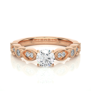 Diseño moderno de forma redonda con 13 piezas de piedras de diamante natural, aspecto elegante para mujeres, de proveedor indio. - Product Image 5