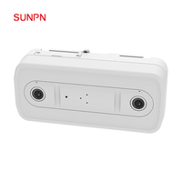 Système de comptage et d'analyse du flux de passagers SUNPN SP-Dual-Lens 12V à vision stéréoscopique 3D monté au plafond