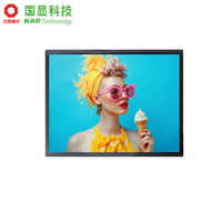 K&D 15,0 Zoll 1024x768 XGA LCD-Panel 350 cd/m² 1000:1 Hochzuverlässiges LCD-Display AG Blendfreies Anzeigemodul für Industrie