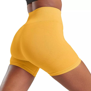 Premium Women Yoga <b>Shorts</b> OEM Customized Fabric <b>Seamless</b> High Waist <b>Gym</b> Fitness <b>Shorts</b> Supplier Manufacturer Worldwide - Product Image 4