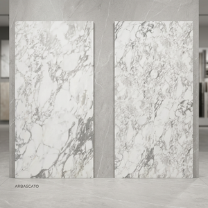 Losas de mármol esmaltado Vistaar Arbascato de 120x240 cm, baldosas de porcelana para suelo de 4x8 pies (1200x2400 mm), baldosas de mármol de porcelana al mejor precio. - Product Image 1
