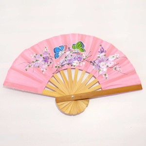 Éventail pliant en bambou et soie, best-seller, pour la décoration, à usage domestique et pour offrir en cadeau - Product Image 4
