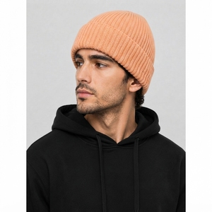 Gorro cálido unisex de punto suave, gorro de invierno elástico, informal, para exteriores, para clima frío - Product Image 1