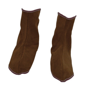 Vêtements de sécurité pour soudeurs en cuir de vachette de qualité supérieure, design personnalisé, protège-jambes ignifuges certifiés CE, résistance à la chaleur - Product Image 2