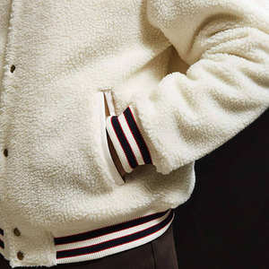 Winter <b>Jacket</b> letterman <b>jacket</b> men snap closure comfortable outerwear mens letterman <b>jacket</b> everyday fashion clothing - Product Image 4