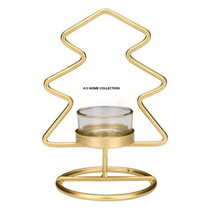 Support de bougie chauffe-plat en forme d'arbre, finition argentée, fait main, vierge pour sublimation, design durable, décoration de Noël, fourni par l'usine - Product Image 6