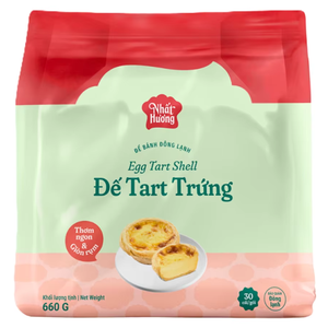 Wholesale Supplier Factory Direct Sale Tart OEM/ODM Service HALAL Bakery Dessert Frozen Portuguese Egg Tart Shell UnBaked 660G - Product Image 1