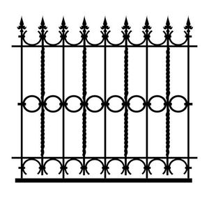Estilos de Vallas Ornamentales de Hierro de Lujo: Impresionantes Vallas Metálicas Hechas a Mano Diseñadas para una Seguridad Óptima en el Hogar y una Elegancia Atemporal - Product Image 2
