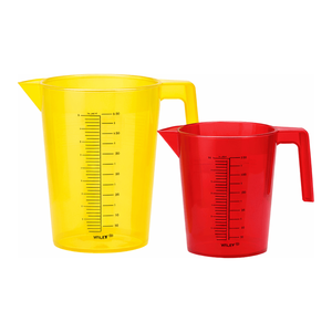Vaso apilable de PP de colores con asa, 500/1000 ml, para uso en laboratorio - Product Image 1