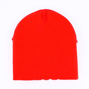 Gorro de Punto Jacquard con Diseño Gráfico Personalizado, Unisex, Estilo Y2K, Gorro de Invierno con Patrón de Letras en Relieve y Tejido Suave y Cálido - Product Image 2