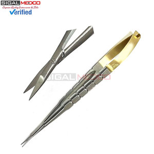 Tijeras Rectas TC Castroviejo de 6 Pulgadas, Instrumentos Médicos Quirúrgicos Profesionales de Acero Inoxidable Alemán, para Corte Médico y Dental - Product Image 5